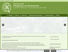 Tablet Screenshot of heuberg-einrichtungen.de